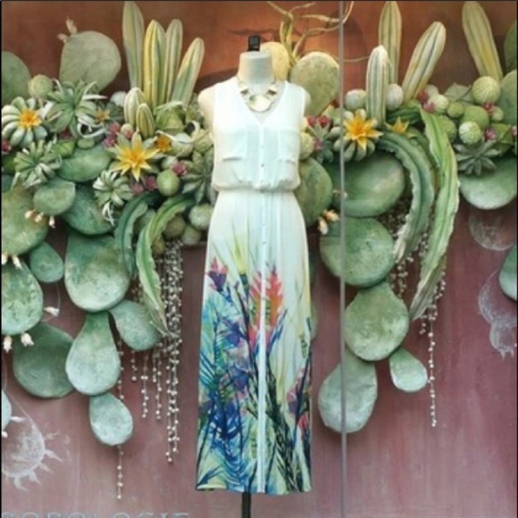 Anthropologie Dresses & Skirts - ❌SOLD❌ Anthropologie water garden  beach dress